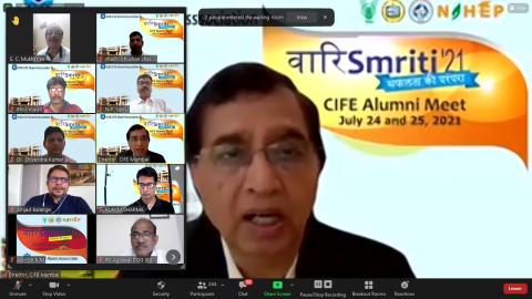Report on Virtual Alumni Meet 2021, “वारिSmriti’21: सफलता की परम्परा”