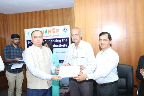 ICAR- CIFE SDP on "Biochar for Enhancing the Aquaculture Productivity” under the aegis NAHEP
