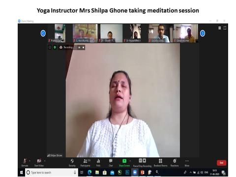 Celebration of 6thInternational Day of Yoga